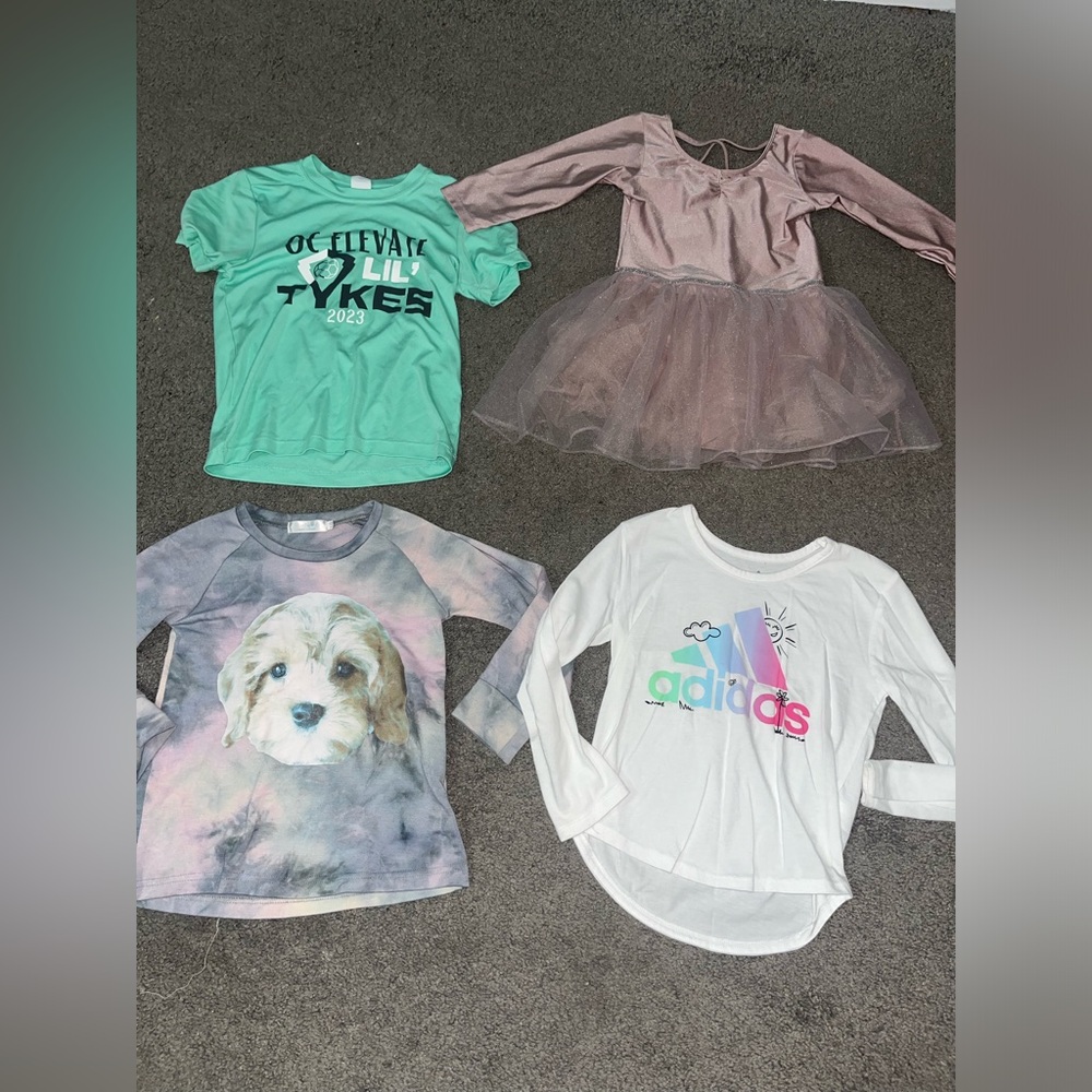 Girls Youth 4-Piece Clothing Lot - Size 4/5 Bundle perfect for your little one!